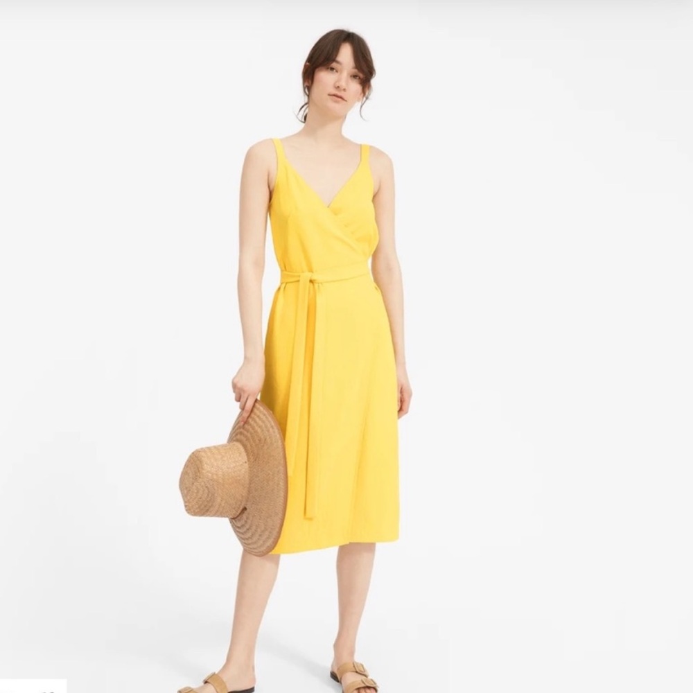 Everlane Japanese GoWeave Tank Wrap Dress - sz 6